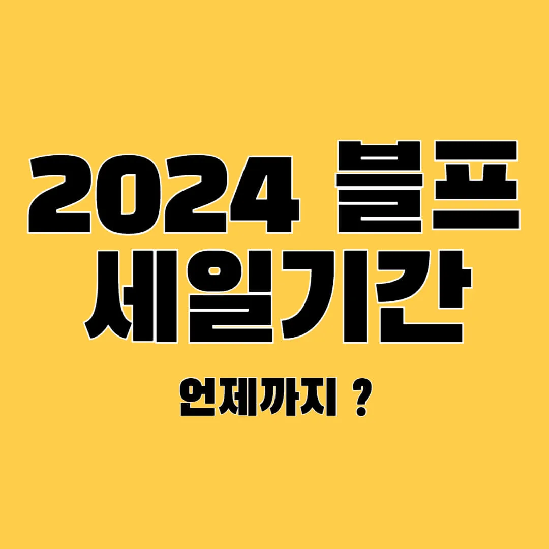 블랙프라이데이 2024: 할인율, 세일 기간, 그리고 쇼핑 꿀팁 1 블랙프라이데이 2024